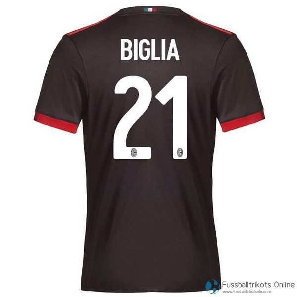 AC Milan Trikot Ausweich Biglia 2017-18 Fussballtrikots Günstig